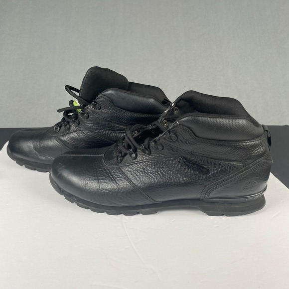 Timberland Men's Boots Black Garrison Field Mid Waterproof Hiking Size 13 M‎ - Picture 1 of 16